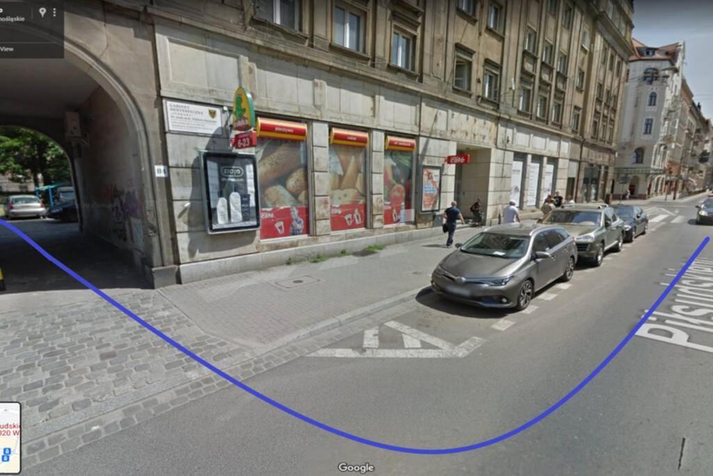 Pilsudskiego 80 - 4 Minuty Do Dworca Glownego Pkp Wrocław Buitenkant foto